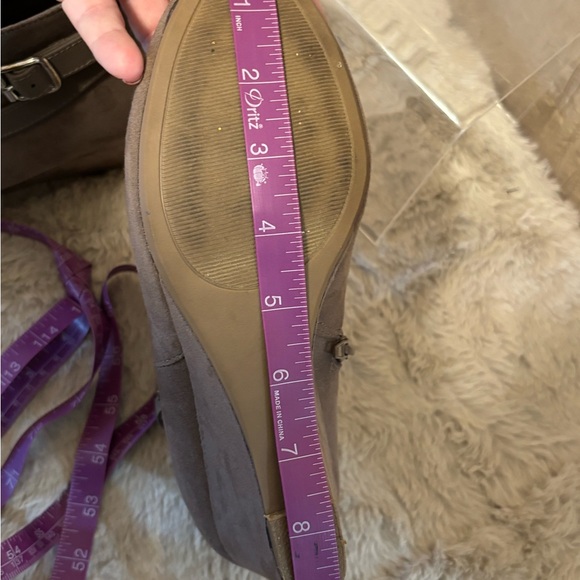 Women's Brown Suede Ankle Boots - Picture 8 of 8